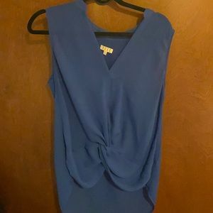Blue Blouse Tank